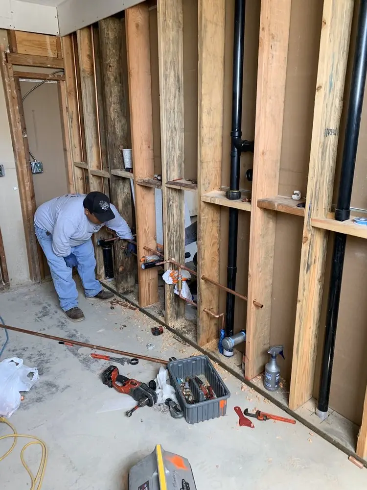 Commercial rough-in plumbing for Water Heater Replacement in West Dale Park